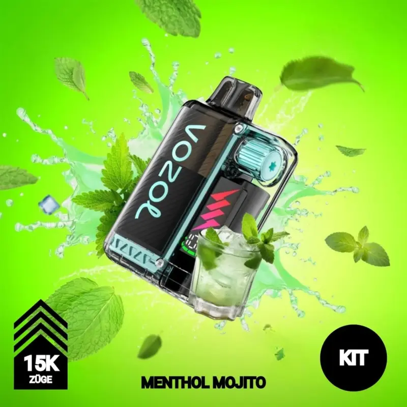 Vozol Vista Plug Kit | Menthol Mojito | 15,000 Puffs