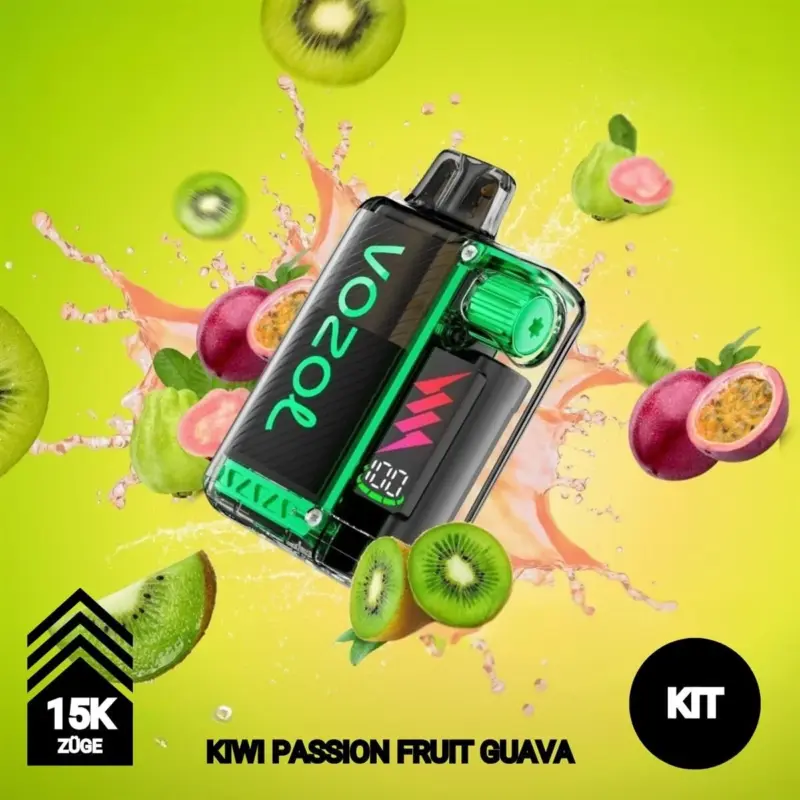 Vozol Vista Plug Kit | Kiwi Passion Fruit Guava | 15,000 Puffs