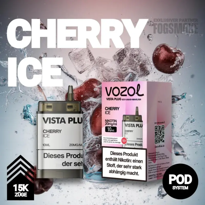 Vozol Vista Plug EZ | Pod | Cherry Ice