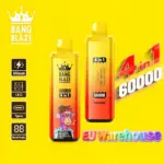 Bang Blaze 60000 60k Puffs 4 in 1 Flavors LED Display Disposable Vape EU Warehouse