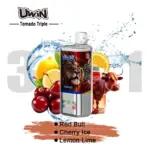 Uwin Tornado Triple 60000 60K Puffs 3 in 1 Flavors Original Rechargeable LED Display Disposable Vape