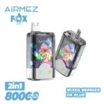 Airmez Fox 2 in 1 80000 80K Puffs Double Taste LED Display Disposable Vape EU Warehouse