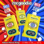 Mr.Goodie Adjust Flavor King 60000 60K Puffs 3 in 1 Flavors Newest Original Rechargeable LCD Display Disposable Vape