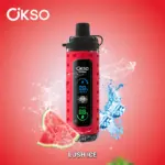 OKSO ShiSha Max 40000 40K Puffs Newest LED Display Leather Disposable Vape Pen