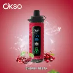 OKSO ShiSha Max 40000 40K Puffs Newest LED Display Leather Disposable Vape Pen