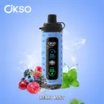 OKSO ShiSha Max 40000 40K Puffs Newest LED Display Leather Disposable Vape Pen