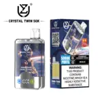 UZY Crystal Twin 50000 50k Puffs Double Taste LED Display Disposable Vape