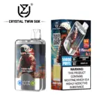 UZY Crystal Twin 50000 50k Puffs Double Taste LED Display Disposable Vape