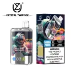UZY Crystal Twin 50000 50k Puffs Double Taste LED Display Disposable Vape