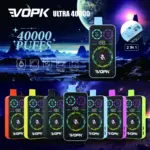 VOPK ULTRA 40000 40K Puffs Double Taste RGD Screen Display Disposable Vape