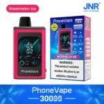 JNR Phone Vape 30000 30K Puffs World’s First Smart Disposable Vape