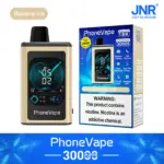 JNR Phone Vape 30000 30K Puffs World’s First Smart Disposable Vape