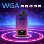 WGA Crystal Plus 20000 20K Puffs 5% Nicotine Double Taste LCD Display Disposable Vape