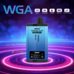 WGA Crystal Plus 20000 20K Puffs 5% Nicotine Double Taste LCD Display Disposable Vape