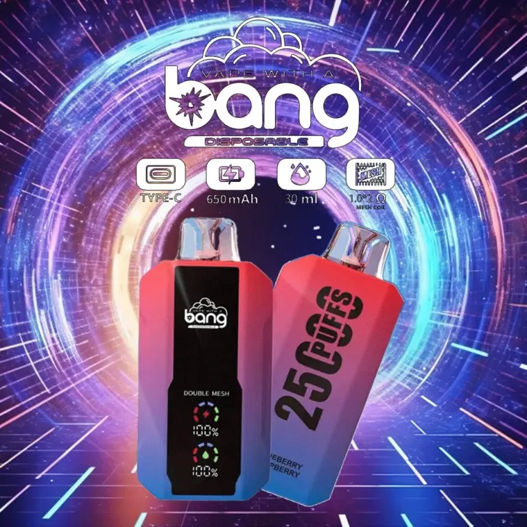Bang 25000 25k Puffs 0% 2% 3% 5% Nicotine New LED Display Vape Electronic Cigarette Pod