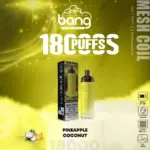 Bang Crown Bar 18000 Puffs 0% 2% 3% 5% Nicotine Leather Disposable Vape Pen