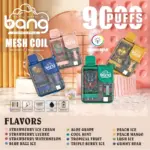 Bang Box 9000 Puffs Original Edition LED Display Disposable Vape
